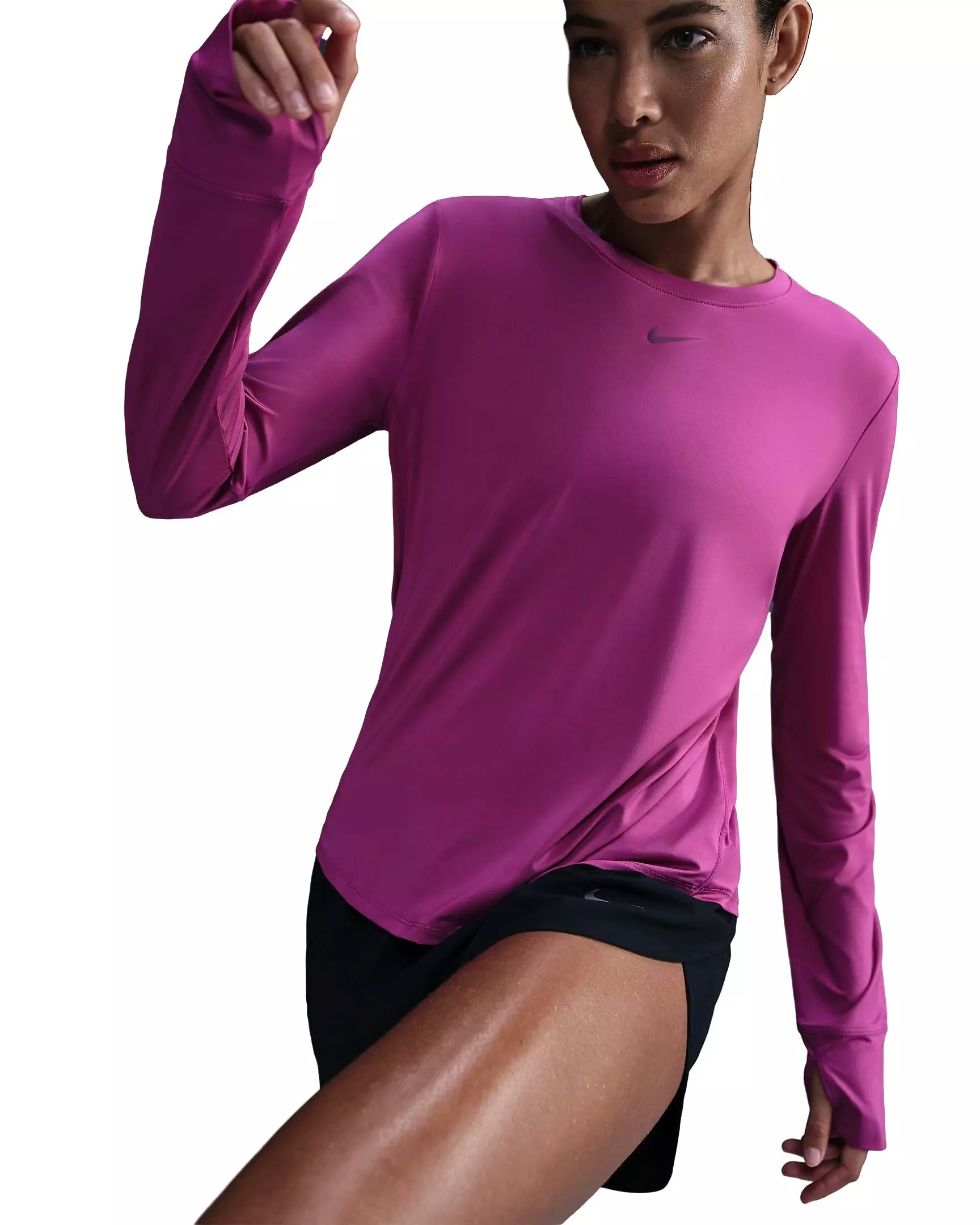 Nike Women's One Classic Dri-FIT Long-Sleeve Standard Top
